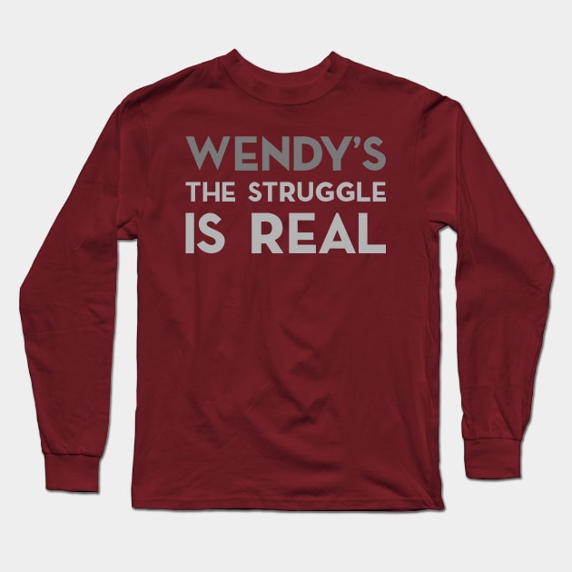 Wendy's T-Shirt Long Sleeve T-Shirt by Zelodonio